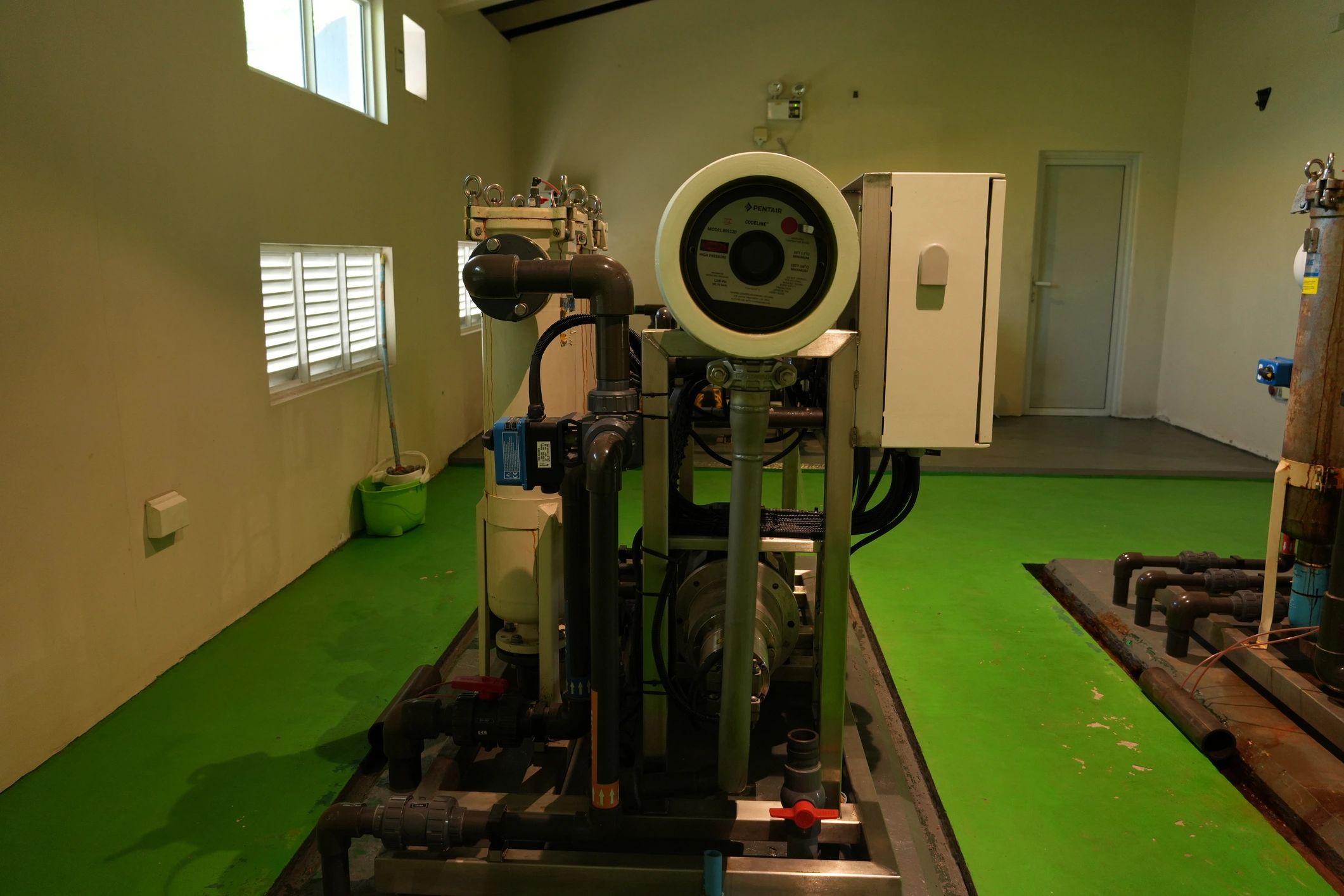 Mechanical equipment representing geothermal system infrastructure