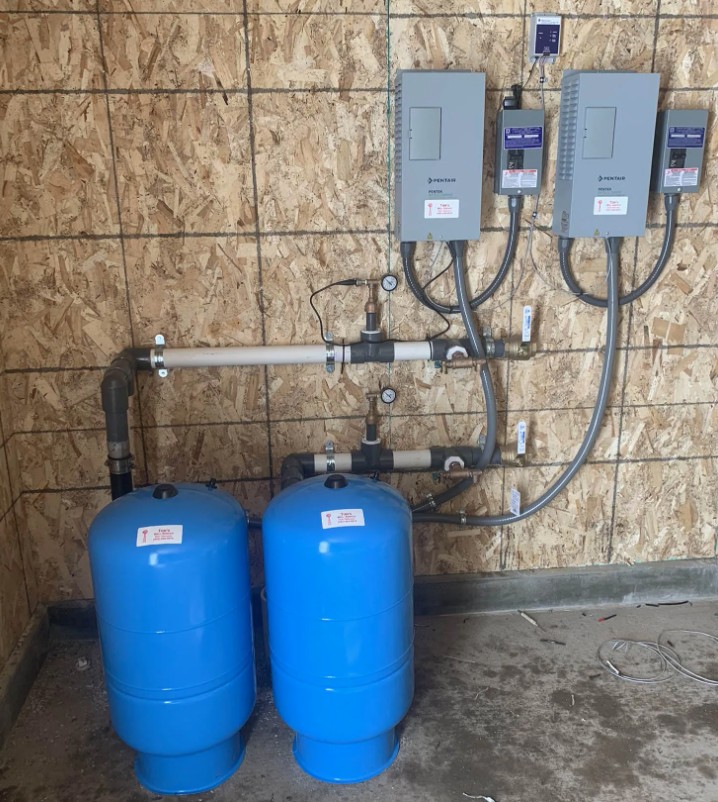 Pump services equipment and installation work